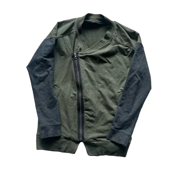 Lululemon Mula Bundle Wrap - Heathered Fatigue Green Gray Size 6 - Picture 10 of 12